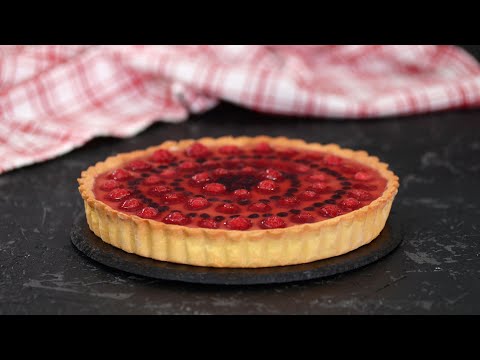 Видео: Тарт с Заварным Кремом и Ягодами
