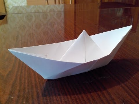 Видео: Как сделать кораблик оригами ⛵️ origami boat