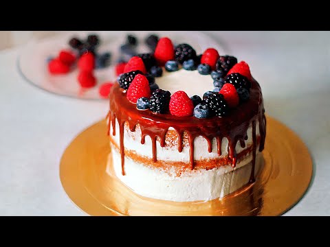 Видео: Невероятно ВКУСНЫЙ бисквитный торт с кремом маскарпоне: ТАЕТ во рту! Пошаговый рецепт торта