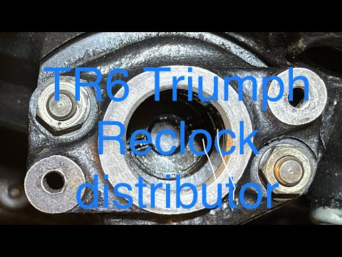 Видео: Triumph Distributor Reclock (TR6 или аналогичный) часть 2 из 2 добавления вакуумного опережения. ...