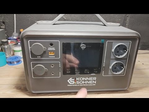 Видео: Диагностика зарядной станции Konner Sonnen ks1200 после "вилка-вилка"