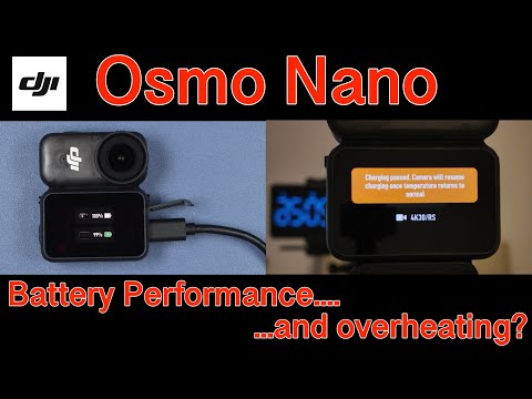Видео: DJI Osmo Nano: производительность аккумулятора, устойчивость к перегреву