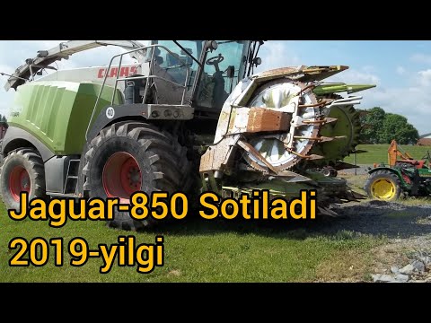Видео: Claas Jaguar 850 комбайин сотилади +998917703399