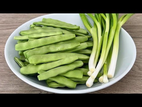 Видео: Как приготовить зеленую фасоль как профессионал 👌 Идеальный рецепт зеленой фасоли 💯 Субтитры👉⚙🌏