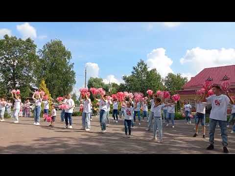 Видео: флешмоб Широка страна моя родная