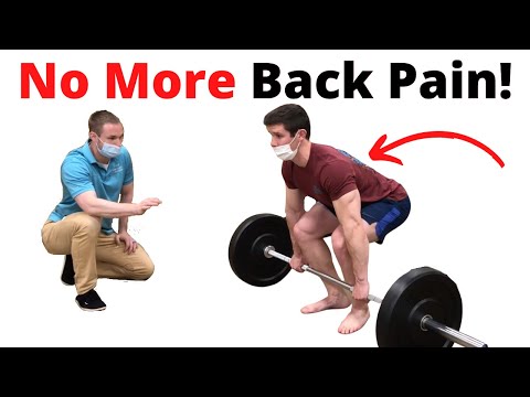 Видео: Становая тяга при боли в спине (оценка и исправление для бодибилдера)