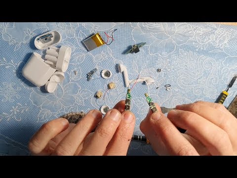 Видео: AirPods i11 полная разборка на запчасти