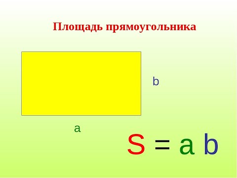 Видео: Площадь прямоугольника.  Площадь квадрата.