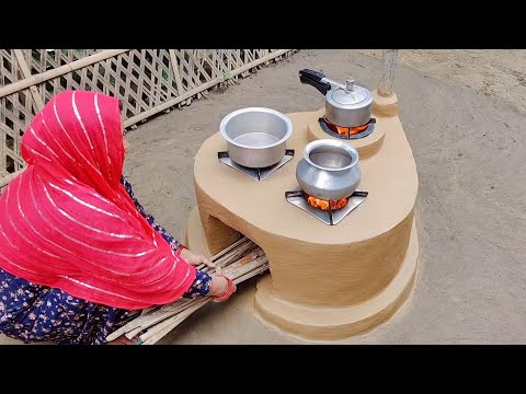 Видео: 🔥 Как построить несколько глиняных чулх | Экологичная печь Primitive Tech #mittikachulha #viral