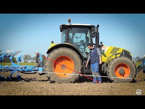 Видео: Как настроить плуг Lemken Juwel и трактор - фермерам на заметку!