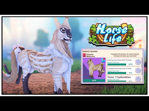 Видео: [Roblox: Horse Life] Открываю квест Felorse! Моё честное мнение!