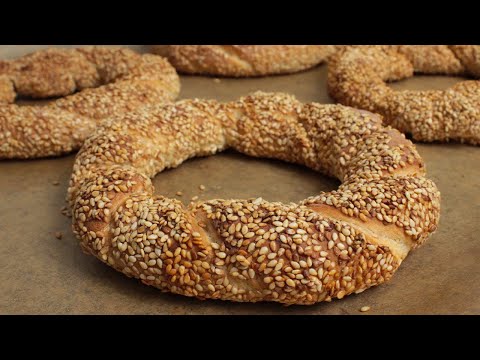 Видео: СИМИТЫ ► Турецкие Бублики ► Рецепт Выпечки с Кунжутом