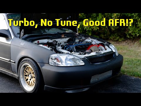 Видео: Настройка подачи топлива на моем турбо-Civic без тюнинга