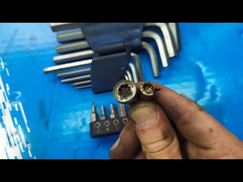 Видео: Выкручиваем болт под шестигранник с сорванными гранями