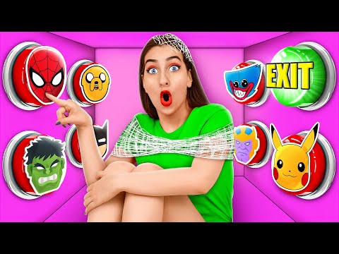 Видео: 1000 загадочных кнопок и только одна тебя спасет Челлендж #6 от Multi DO Challenge