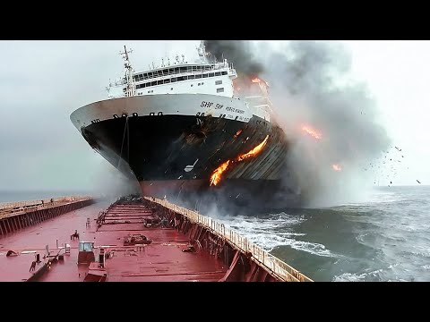 Видео: Самые Крупные Столкновения и Ошибки Кораблей, Снятые на Камеру