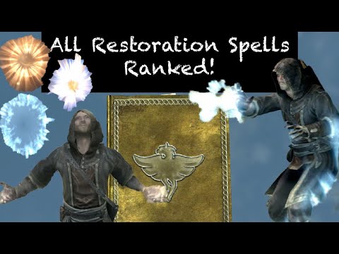 Видео: Все 23 заклинания восстановления в рейтинге! | The Elder Scrolls V: Skyrim