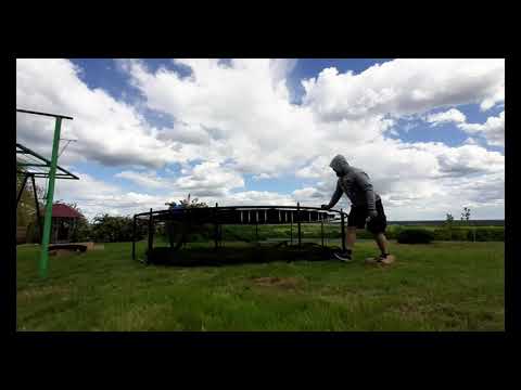 Видео: Сборка батута Hasttings Sky Double 4.88m.