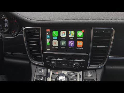 Видео: Беспроводные CarPlay и AndroidAuto в Porsche Panamera 2010-2016 (поддержка сенсорного экрана)