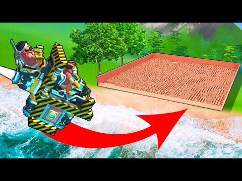 Видео: НАШЛИ СЕКРЕТНЫЙ ЛАБИРИНТ И ДРУГИЕ ПАСХАЛКИ В SCRAP MECHANIC SURVIVAL - ДЕНЬ 15