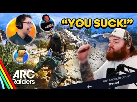 Видео: Хатч ВЫЛЕТАЕТ после смерти от Shroud, Myth и BurntPeanut в ARC Raiders!