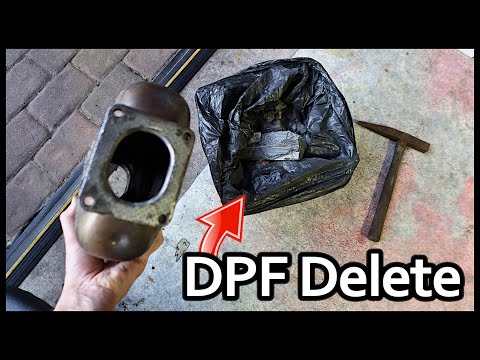 Видео: Как легко выпотрошить и удалить сажевый фильтр!