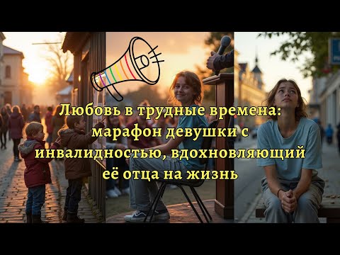 Видео: Любовь в трудные времена: марафон девушки с инвалидностью, вдохновляющий её отца на жизнь