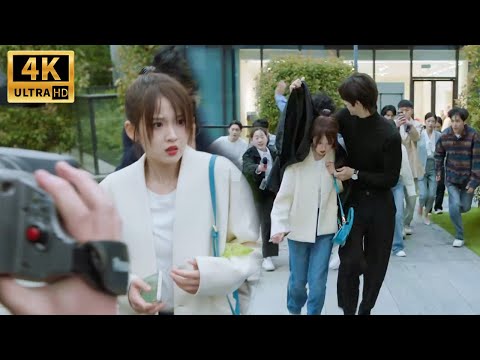 Видео: Гендиректор защитил девушку от репортёров!