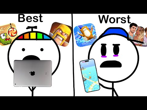 Видео: Лучшие против худших мобильных игр...