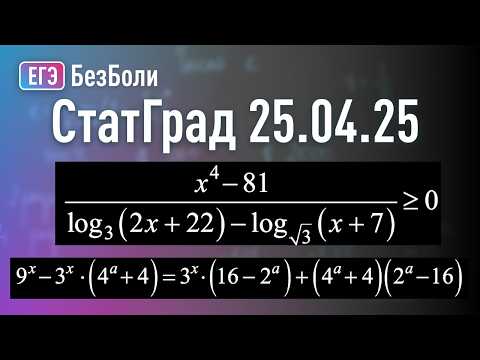 Видео: Разбор с ОФОРМЛЕНИЕМ статграда 23 апреля 2025 #егэ2025