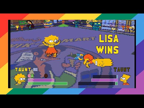 Видео: [TAS] [PSX] Реслинг Симпсонов (Аркадный) Лиза (Эксперт)