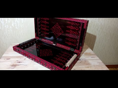 Видео: Как сделать нарды с домиками. Необычный цвет.