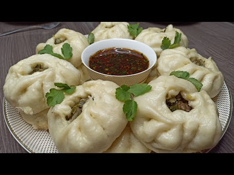 Видео: Манты жусай менен // Ачытылган камырдан жасалган манты // Дрожжевые манты с джусаем