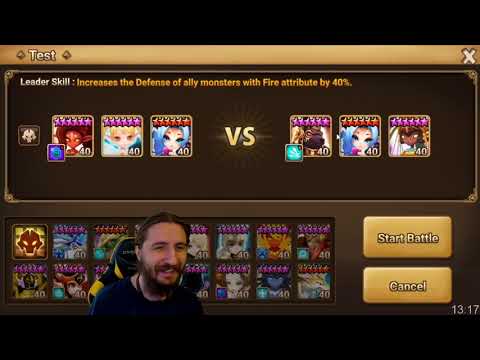 Видео: Summoners War Тестим SWой деф №12 Khmun - Mina - Triana топ деф ?