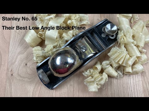 Видео: Лучший торцевой рубанок Stanley № 65 с низким углом. Объяснение.