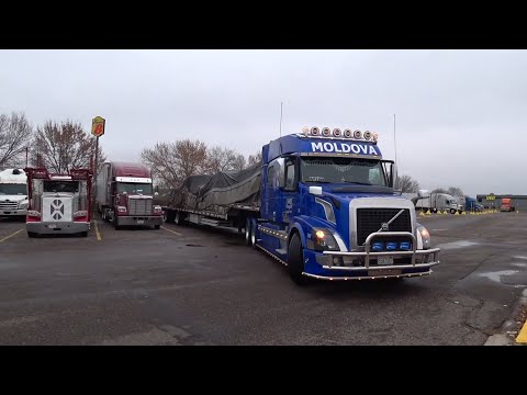 Видео: ДальнобойUSA/Рейс из зимы Миннесоты в лето Майами/Хром магазины...