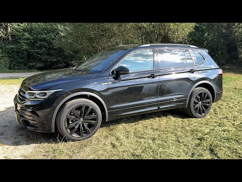 Видео: Обзор на Volkswagen Tiguan Allspace R-Line Blackstyle Тигуан Олспейс +22см таких больше не будет