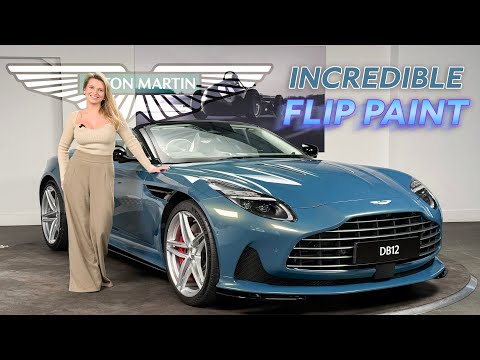 Видео: БЕЗУМНАЯ ПОКРАСКА! — НОВЫЙ Aston Martin DB12 Volante 2025 года — Прогулка с изяществом