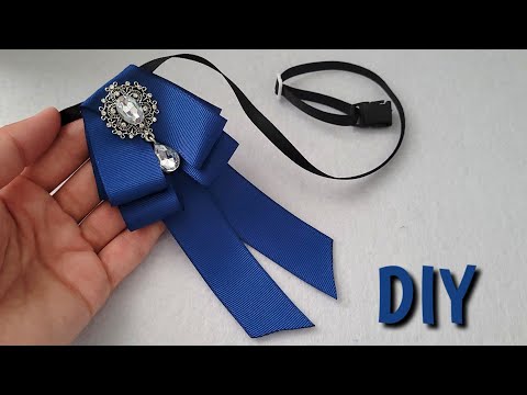 Видео: Галстук для школы / Стильный галстук / DIY BOWS.