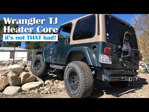 Видео: Все ошибаются насчет радиатора Wrangler TJ Heater Core