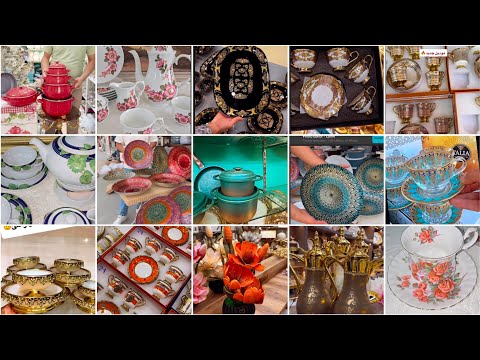 Видео: Импортный набор посуды из черного мрамора, 72 предмета, литая посуда OMS, турецкие стеклянные чаш...