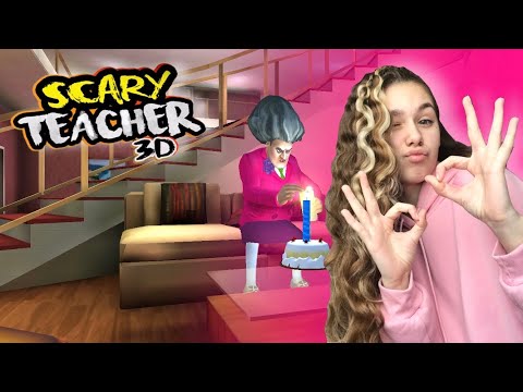 Видео: ПОРТИМ ДЕНЬ РОЖДЕНИЯ МИСС Т ЗА 5 МИНУТ | Scary Teacher 3D #enslly play