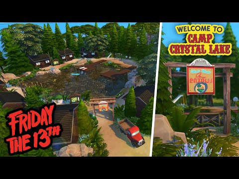 Видео: Лагерь «Кристал Лейк» 🔪🩸 Пятница, 13-е // The Sims 4 Скоростная сборка