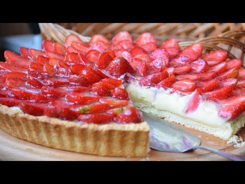 Видео: Клубничный тарт с заварным кремом 🍓 Вкусно… не то слово!