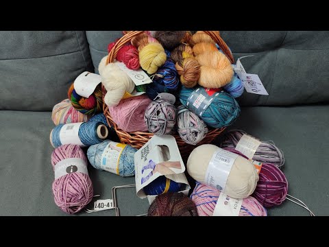 Видео: Носочная пряжа. Обзор моей коллекции 