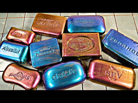 Видео: ASMR SOAP | Cutting coloured soaр | Soap Carving | Резка крашенного мыла | 4K @ASMRSOAPUK