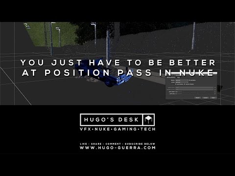 Видео: Как использовать Position Pass в Nuke