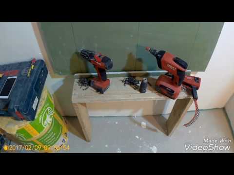 Видео: Обычный шуруповерт против ленточного / HILTI SD5000