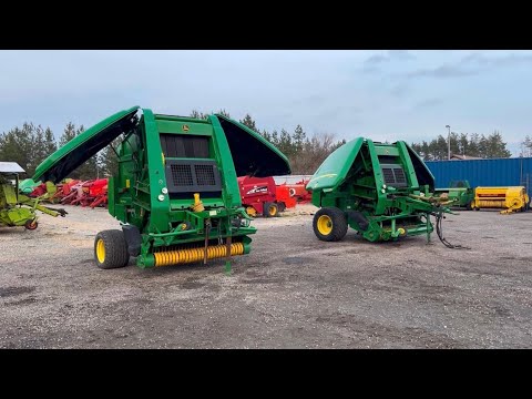 Видео: СОВРЕМЕННЫЙ пресс-подборщик | JOHN DEERE 864 и 854