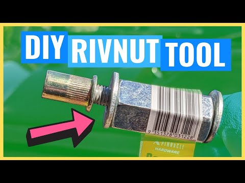Видео: Инструмент для самостоятельной установки заклепочной гайки RivNut Nutsert